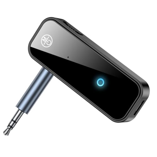 AXFEE 5.4 Aux Bluetooth Adapter, 4-in-1-Bluetooth HiFi Empfänge Freisprechanruf, Auto aux Bluetooth Adapter, Drahtloser Audioadapter mit 3.5mm, für Heimstereoanlage/Lautsprecher/Auto/TV/Tablet AXFEE 5.4 Aux Bluetooth Adapter, 4-in-1-Bluetooth HiFi Empfänge Freisprechanruf, Auto aux Bluetooth Adapter, Drahtloser Audioadapter mit 3.5mm, für Heimstereoanlage/Lautsprecher/Auto/TV/Tablet von AXFEE