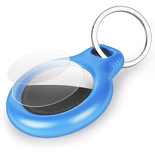 AXFEE AirTag Schutzhülle, Keyring Schutzhülle Kompatibel mit AirTags, Keyring für AirTag, Apple AirTags Case,Hülle Schlüsselanhänger, AirTag Hülle mit Schlüsselanhänger, Holder Schutzhülle für Air Tag von AXFEE