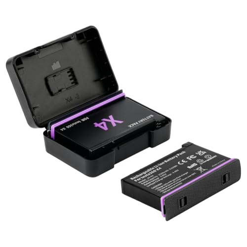 AXFEE Akku für Insta360 X4, 2500mAh Batterie, Wiederaufladbarer Lithium Akku, Hochleistungs Akkus, Akku Zubehör für Insta360 X4, Kompatibel mit insta360 X4 Kamera AXFEE Akku für Insta360 X4, 2500mAh Batterie, Wiederaufladbarer Lithium Akku, Hochleistungs Akkus, Akku Zubehör für Insta360 X4, Kompatibel mit insta360 X4 Kamera von AXFEE