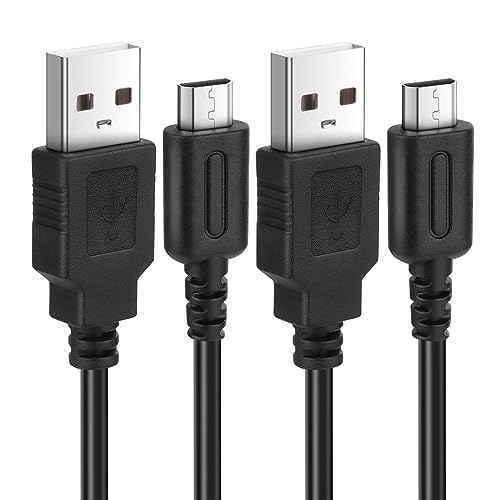 AXFEE DS Lite Ladekabel, 4Ft 1,2m USB Ladekabel Power Ladegerät Cord Lead Wire Adapter für DS Lite NDSL DSL, Ladekabel für DS Lite, Ladekabel für NDSL, DSL (2 Stück) von AXFEE