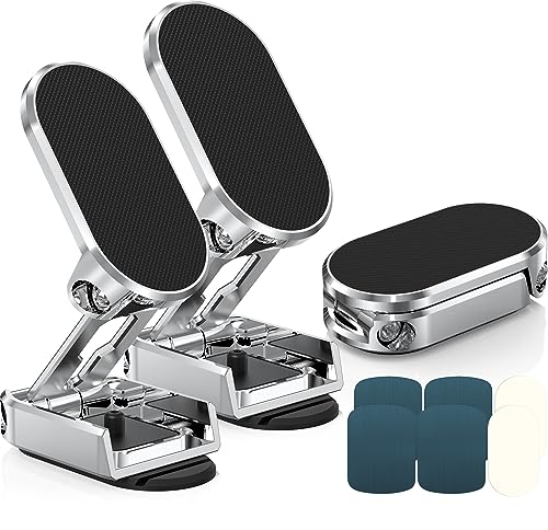 AXFEE Handyhalterung Auto Magnetisch, Magnetischer Handyhalter【Upgrade Magnet】 Faltbar Handyhalter Magnet mit Biegbare Klebrige Basis, 360° Handyhalterung Auto Kompatibel mit iPhone Alle Smartphones von AXFEE