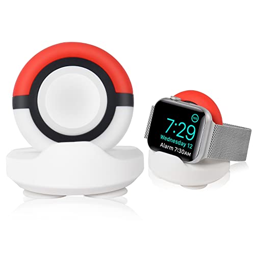 AXFEE Dockingstation für iWatch, Desktop-Halterung aus Silikon für iWatch und andere Smartwatches, Ladestation kompatibel mit iWatch SE/8/7/6/5/4/3/2/1 (kein Ladegerät) von AXFEE