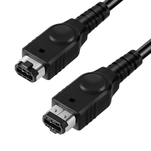 AXFEE Link Cable Connect Kabel, GBA SP-Link-Cable, Kompatibel mit Nintendo Gameboy Advance SP/GBA SP, für 2 Spieler nintendo-GBA von AXFEE