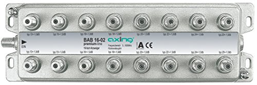 Axing BAB 16-02 16-Fach Abzweiger mit 13-25 dB Abzweigdämpfung (5-1006 MHz) von Axing