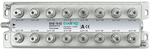 Axing BAB 16-02 16-Fach Abzweiger mit 13-25 dB Abzweigdämpfung (5-1006 MHz) von AXING