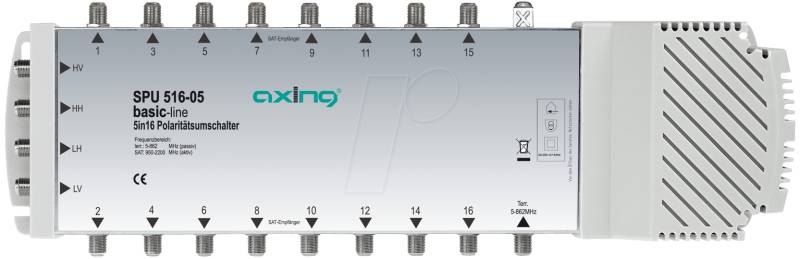 SAT SPU516-05 - Multischalter, 5 / 16, Basic-Line von AXING