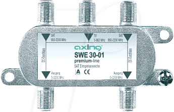 SWE 30-01 - SAT-Einspeiseweiche 3-fach von AXING