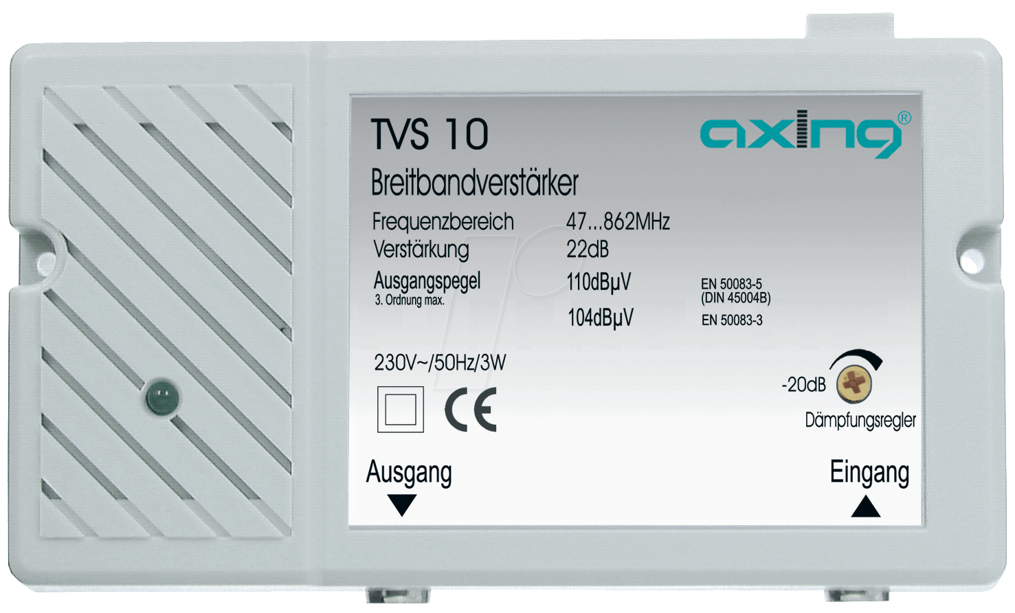 TVS 10-00 - Breitbandverstärker 22 dB von AXING