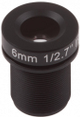 AXIS - CCTV-Objektiv - M12-Anschluss - 6 mm - f/1.9 (Packung mit 10) - für AXIS P3925-LRE, P3925-LRE M12, P3925-R, P3935-LR von AXIS