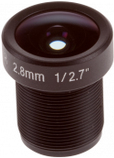 AXIS M12 Megapixel - CCTV-Objektiv - feste Irisblende - M12-Anschluss - 2.8 mm - f/1.2 (Packung mit 10) - für AXIS P3904-R, P3905-R, P3915-R von AXIS