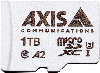AXIS Surveillance - Flash-Speicherkarte (microSDXC-an-SD-Adapter inbegriffen) - 1 TB - A2 / UHS-I U3 / Class10 - microSDXC UHS-I - für AXIS M4308, M5525, M7116, P3727, P3818, Q1656, Q3536, Q6100, M42 Network Camera Series von AXIS