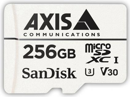 AXIS Surveillance - Flash-Speicherkarte (microSDXC-an-SD-Adapter inbegriffen) - 256 GB - Video Class V30 / UHS Class 3 / Class10 - microSDXC - weiß - für AXIS A8207, M1134, M1135, M1137, P1377, P1378, Q6074, Q6074 50, Q6074 60, Q6075, Q6075 50 von AXIS