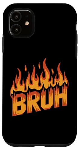 Bruh Flames Fire Firefighter Feuerwehrmann Herren Damen Hülle für iPhone 11 Bruh Flames Fire Firefighter Feuerwehrmann Herren Damen Hülle für iPhone 11 von AXISNSPIRE