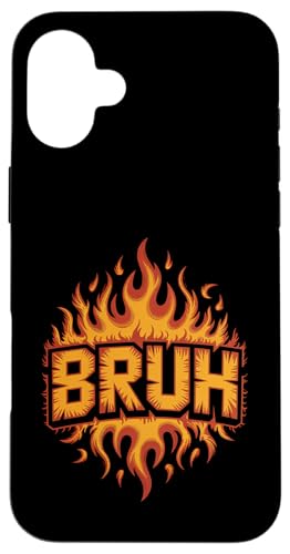 Bruh Flames Fire Firefighter Feuerwehrmann Herren Damen Hülle für iPhone 16 Plus Bruh Flames Fire Firefighter Feuerwehrmann Herren Damen Hülle für iPhone 16 Plus von AXISNSPIRE