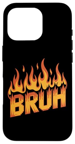 Bruh Flames Fire Firefighter Feuerwehrmann Herren Damen Hülle für iPhone 16 Pro Bruh Flames Fire Firefighter Feuerwehrmann Herren Damen Hülle für iPhone 16 Pro von AXISNSPIRE