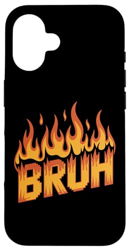 Bruh Flames Fire Firefighter Feuerwehrmann Herren Damen Hülle für iPhone 16 Bruh Flames Fire Firefighter Feuerwehrmann Herren Damen Hülle für iPhone 16 von AXISNSPIRE