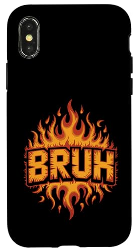 Bruh Flames Fire Firefighter Feuerwehrmann Herren Damen Hülle für iPhone X/XS Bruh Flames Fire Firefighter Feuerwehrmann Herren Damen Hülle für iPhone X/XS von AXISNSPIRE