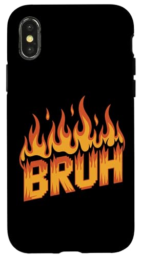 Bruh Flames Fire Firefighter Feuerwehrmann Herren Damen Hülle für iPhone X/XS Bruh Flames Fire Firefighter Feuerwehrmann Herren Damen Hülle für iPhone X/XS von AXISNSPIRE