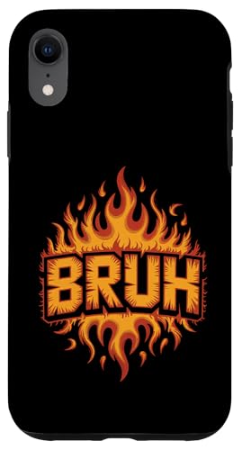 Bruh Flames Fire Firefighter Feuerwehrmann Herren Damen Hülle für iPhone XR Bruh Flames Fire Firefighter Feuerwehrmann Herren Damen Hülle für iPhone XR von AXISNSPIRE