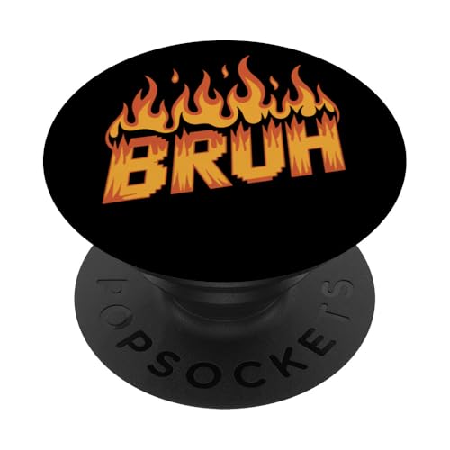 Bruh Flames Fire Firefighter Feuerwehrmann Herren Damen PopSockets Klebender PopGrip Bruh Flames Fire Firefighter Feuerwehrmann Herren Damen PopSockets Klebender PopGrip von AXISNSPIRE
