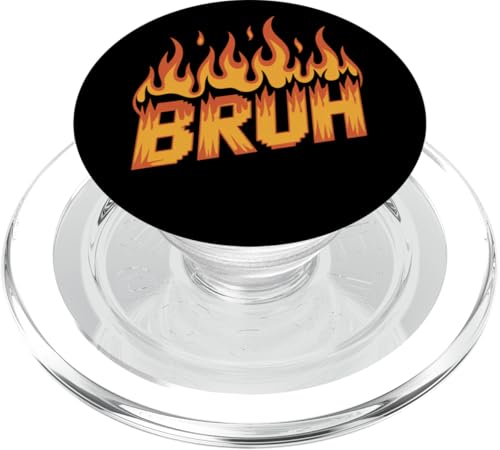 Bruh Flames Fire Firefighter Feuerwehrmann Herren Damen PopSockets PopGrip für MagSafe Bruh Flames Fire Firefighter Feuerwehrmann Herren Damen PopSockets PopGrip für MagSafe von AXISNSPIRE