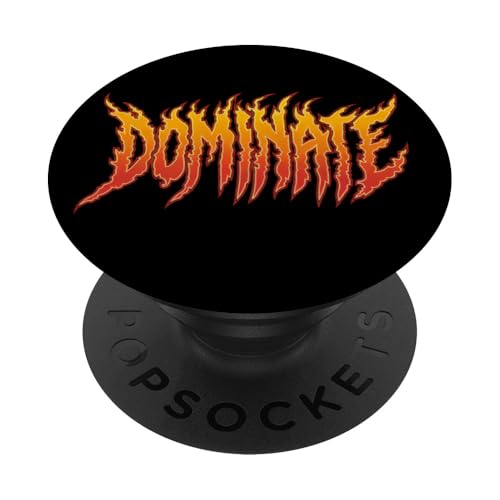 Dominate Flames Gym Inspirational Firefighter Feuerwehrmann PopSockets Klebender PopGrip von AXISNSPIRE