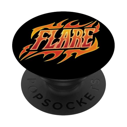 Flare Flames Inspirational Firefighter Feuerwehrmann Herren Damen PopSockets Klebender PopGrip von AXISNSPIRE