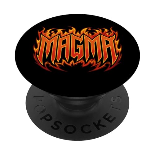 Magma Flames Inspirational Firefighter Feuerwehrmann Herren Damen PopSockets Klebender PopGrip von AXISNSPIRE