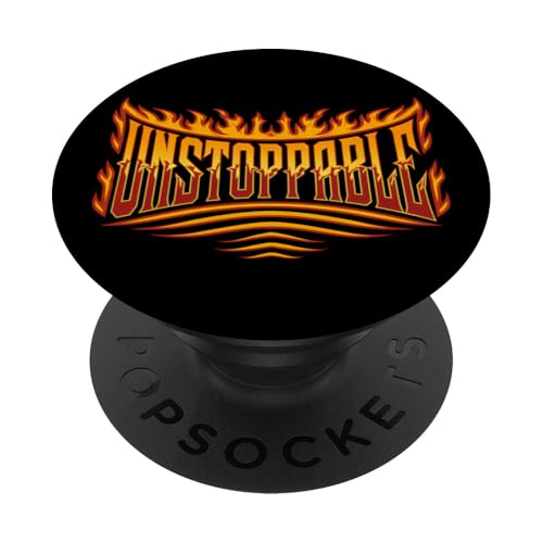 Unstoppable Gym Inspirational Flames Firefighter Feuerwehrmann PopSockets Klebender PopGrip Unstoppable Gym Inspirational Flames Firefighter Feuerwehrmann PopSockets Klebender PopGrip von AXISNSPIRE