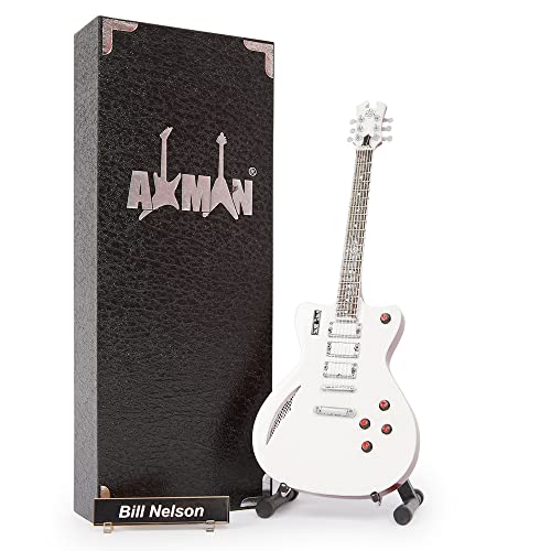 Axman Bill Nelson (Be-Bop Deluxe) - Miniatur-Gitarren-Replik – Musikgeschenke – handgefertigte Verzierung von AXMAN