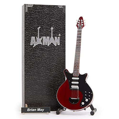 B May Red Special - Miniatur-Gitarren-Replik – Musikgeschenke – handgefertigte Verzierung von AXMAN