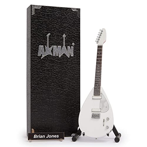 Brian Jones (The Rolling Stones) - Miniatur-Gitarren-Replik – Musikgeschenke – handgefertigte Verzierung von AXMAN