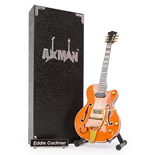 Eddie Cochran - Miniatur-Gitarren-Replik – Musikgeschenke – handgefertigte Verzierung von AXMAN