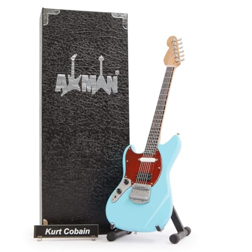 Kurt Cobain - Miniatur-Gitarren-Replik – Musikgeschenke – handgefertigte Verzierung von AXMAN