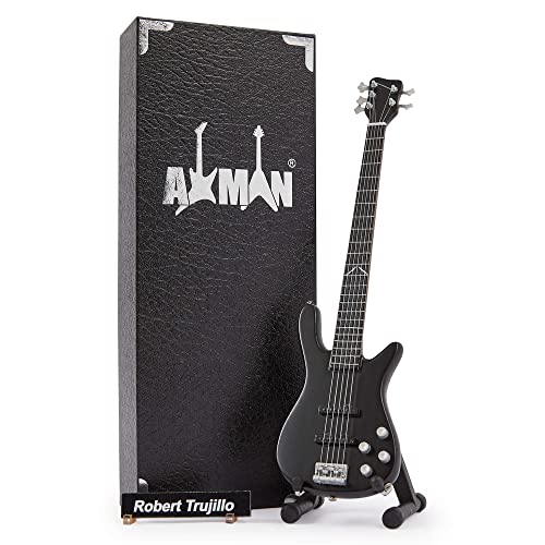 Robert Trujillo - Miniatur-Gitarren-Replik - Musikgeschenke - handgefertigte Verzierung Robert Trujillo - Miniatur-Gitarren-Replik - Musikgeschenke - handgefertigte Verzierung von AXMAN