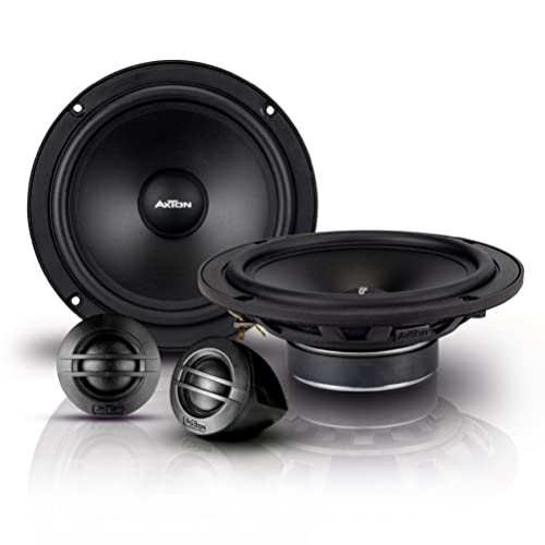 AXTON ATC165S – klangstarkes 16,5 cm / 6,5“ Komponenten System, 2-Wege Auto-Lautsprecher mit nur 47 mm Einbautiefe, Soundsystem mit 90 Watt RMS von AXTON