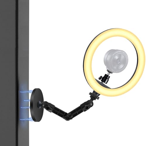 Kiyo Pro Webcam Ringlicht mit magnetischer Wandhalterung, 26 cm Selfie-Licht mit drehbarer magnetischer Halterung, kompatibel mit Razer Kiyo, Kiyo Pro, Kiyo X und Anker Webcams von AYIZON
