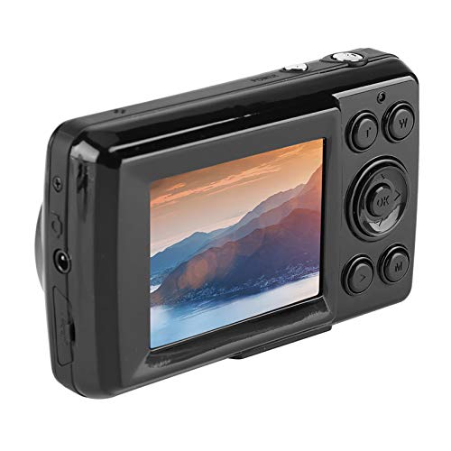 16MP 2,4 Zoll Bildschirm 1280 * 720P 30fps HD Digitalkamera, 16x Zoom Digitalkamera, kompakte leichte wiederaufladbare Digitalkamera für Anfänger (Schwarz) von AYNEFY