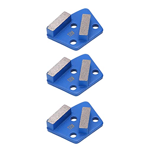 2 Diamant-Schleifschuhe, Aggressives Schneiden, Blau 120#, Trapezförmiger Betonboden, Geeignet für Alle Schleifmaschinen, Glatte Oberfläche, Hohe Härte, Exquisite Verarbeitung von AYNEFY
