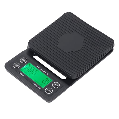 3-kg-Waage, Kaffeewaage und Timer mit Einer Genauigkeit von 0,1 G, Multifunktionale Küchenwaage für Zuhause, Geschäft, Reisen, Timer-Funktion, Einfaches und Stilvolles Design, 3-kg-Waage, Kaffeewaage und Timer mit Einer Genauigkeit von 0,1 G, Multifunktionale Küchenwaage für Zuhause, Geschäft, Reisen, Timer-Funktion, Einfaches und Stilvolles Design, von AYNEFY