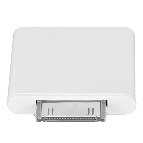5.0 30 Pin Wireless Sound Dongle Adapter Sender für Heimlautsprecher, Fernseher und Kopfhörer mit 10 M Betriebsbereich (White) von AYNEFY