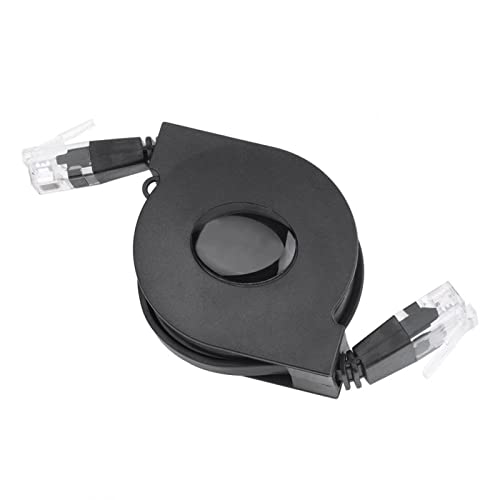 AYNEFY Patchkabel Aufrollbar, 1m/2m Verstellbares Einziehbares CAT6 RJ45 LAN-Netzwerkkabel für die Verbindung zwischen Computer und Routern, Switches, Moedm(2 Meter) von AYNEFY