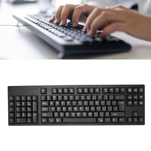 AYNEFY Tastatur für Linkshänder, Ergonomisches Layout, 109 Tasten mit Micro-USB, Plug-and-Play für Business Accounting Designer von AYNEFY
