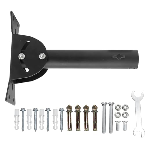 Antennen-Montagestange, Edelstahl, Verstellbare Außen-TV-Antennen-Montagestange, Halterung für Wand, Traufe, Dach mit Einfacher Installation (Gerade) von AYNEFY