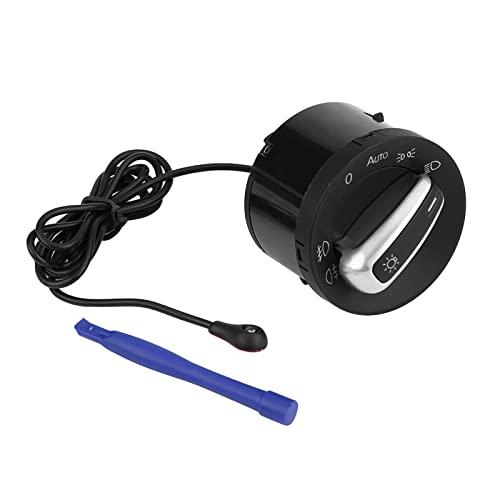Autoscheinwerfer Lichtschalter Lichtsensormodul 1Z0941431K, mit Memoryfunktion, Schnellstart, Plug and Play, Passend für MK5 MK6 von AYNEFY