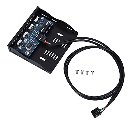 Disketten-Frontplatte, 4 USB 2.0-Schnittstellen-HUB, Schnelles Aufladen, Hochgeschwindigkeits-Datenübertragung, für Mainboard/Riser-Karte, mit 3,5-Zoll-Diskettenlaufwerksschacht, Disketten-Frontplatte, 4 USB 2.0-Schnittstellen-HUB, Schnelles Aufladen, Hochgeschwindigkeits-Datenübertragung, für Mainboard/Riser-Karte, mit 3,5-Zoll-Diskettenlaufwerksschacht, von AYNEFY