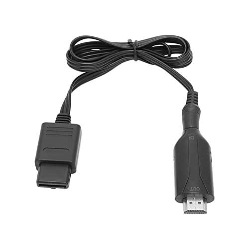 N64 NEC SNES zu HDMI Konverter, Spielkonsole HD Video Konverter mit HD Multimedia Interface Kabel, 720P, 1080P Ausgang A für TV oder Computer von AYNEFY