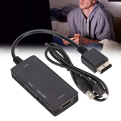 PS2-zu-HD-Multimedia-Schnittstellenadapter, Spielkonsolenadapter, Kabellaufwerk Kostenlos für PS2-zu-HD-Multimedia-Schnittstellenkonverter für HDTV von AYNEFY