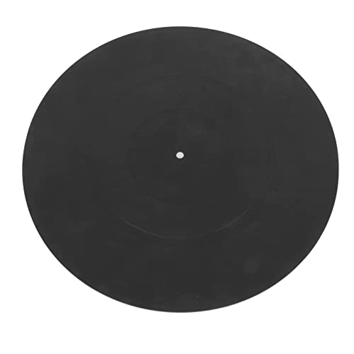 Plattenspieler-Plattenmatte, Vibrationsreduzierung, Statisch Beständig, Professionelle -Schallplattenunterlage mit Schwarzem, Langlebigem, Rutschfestem Design, für -Slipmat Plattenspieler-Plattenmatte, Vibrationsreduzierung, Statisch Beständig, Professionelle -Schallplattenunterlage mit Schwarzem, Langlebigem, Rutschfestem Design, für -Slipmat von AYNEFY