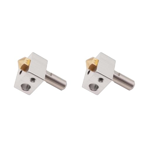 AYPOHU 3D Drucker Mk10 Halsdüse Aluminium Heizblock M7-Gewinde Extruder Metallzufuhr Wärmeblock Halsrohr Düsen 3D Drucker Hotend Halsdüse Heizung Aluminiumblock M7-Gewinde von AYPOHU